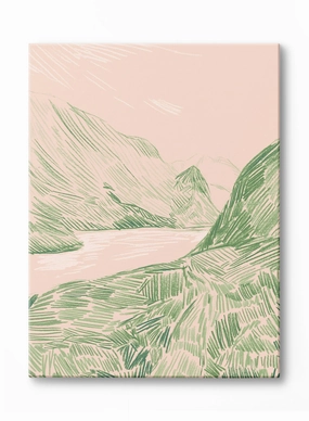 Emerald Reverie, Canvasindoor decorative canvas print