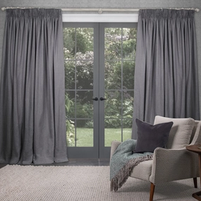 Emilio Woven Pencil Pleat Curtains Fossilbedding sets ,throw blankets 