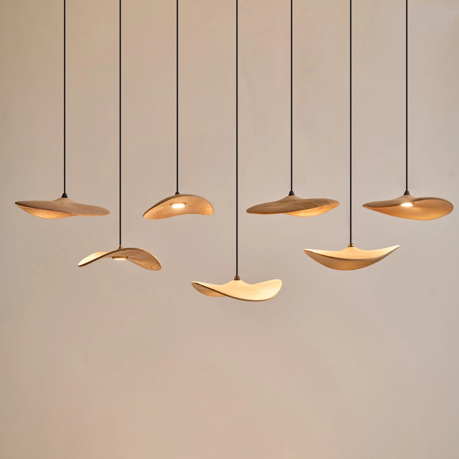 Empty Leaf Chandelier
