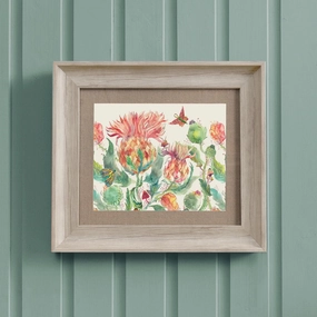 Enchanting Thistle Framed Print Birch/Marigoldmodern home decor ,home decor for bedroom 