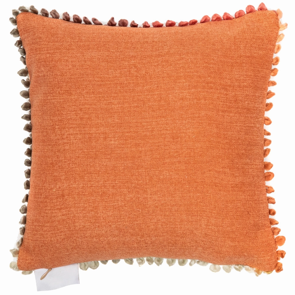 Enchanting Thistle Small Printed Feather Cushion Marigold