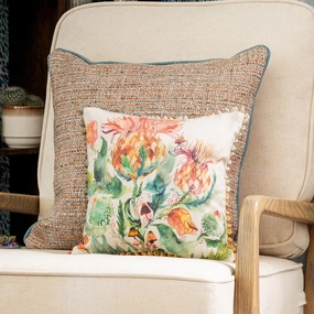 Enchanting Thistle Small Printed Feather Cushion Marigoldhome decor ,wall decor 