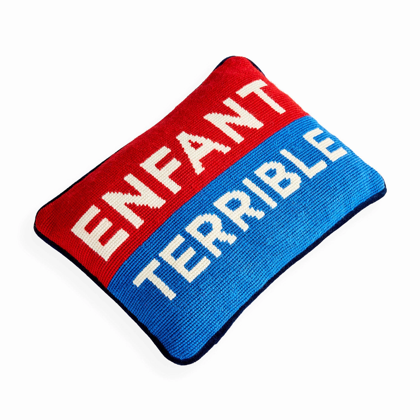Enfant Terrible Needlepoint Pillow