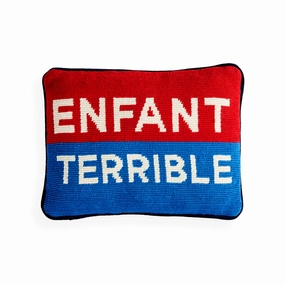 Enfant Terrible Needlepoint Pillowbedding sets ,throw blankets 