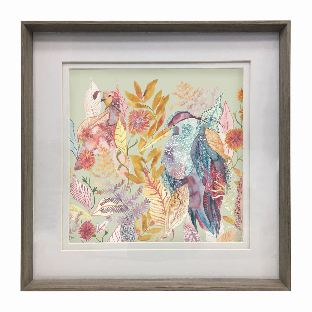 Ennerdale Forest Framed Print Nut/Harvest