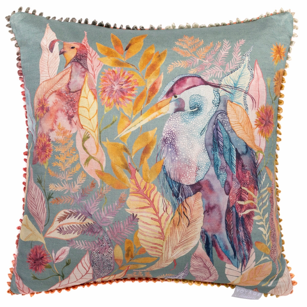 Ennerdale Forest Printed Cushion Teal