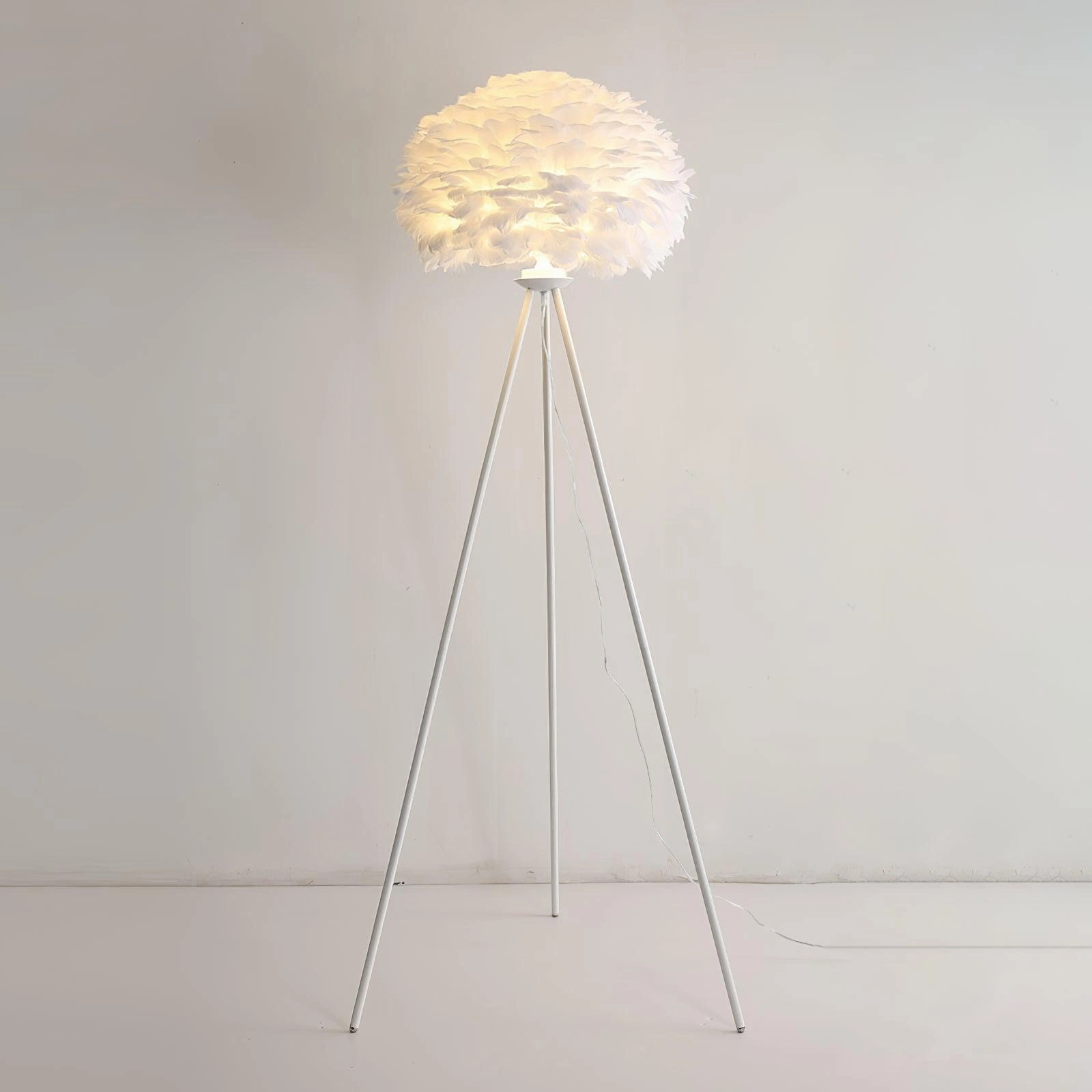 Eos Feather Floor Lamp