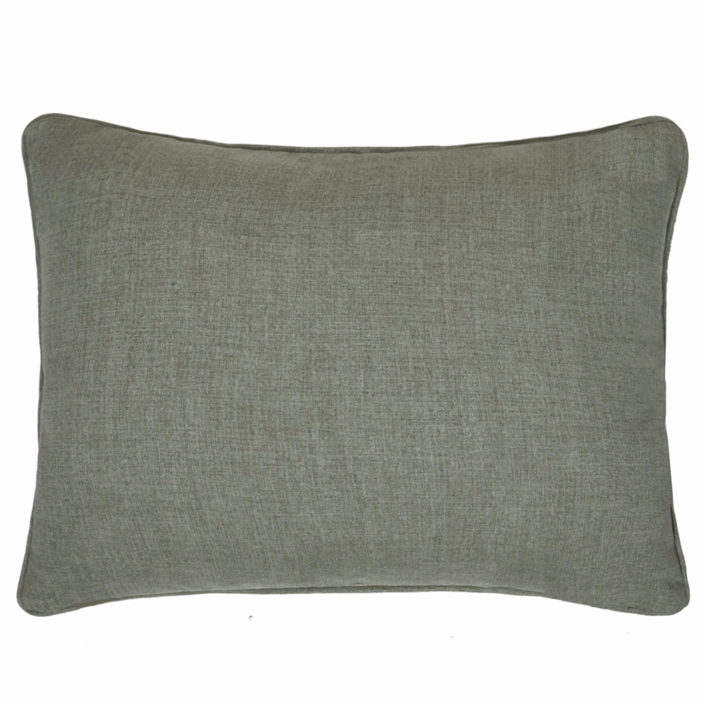 Erskine Printed Cushion Heather Cream