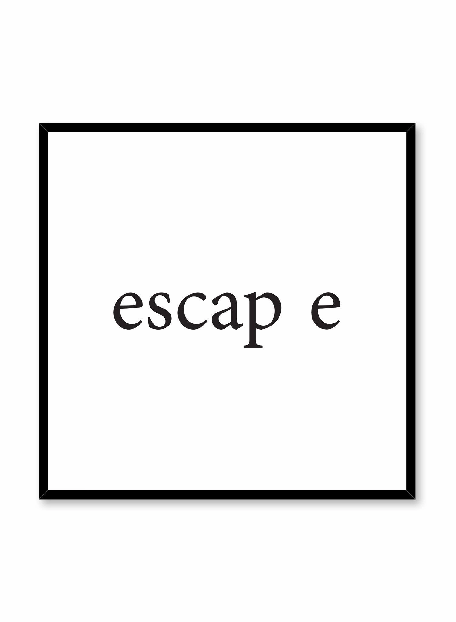 Escape, Poster