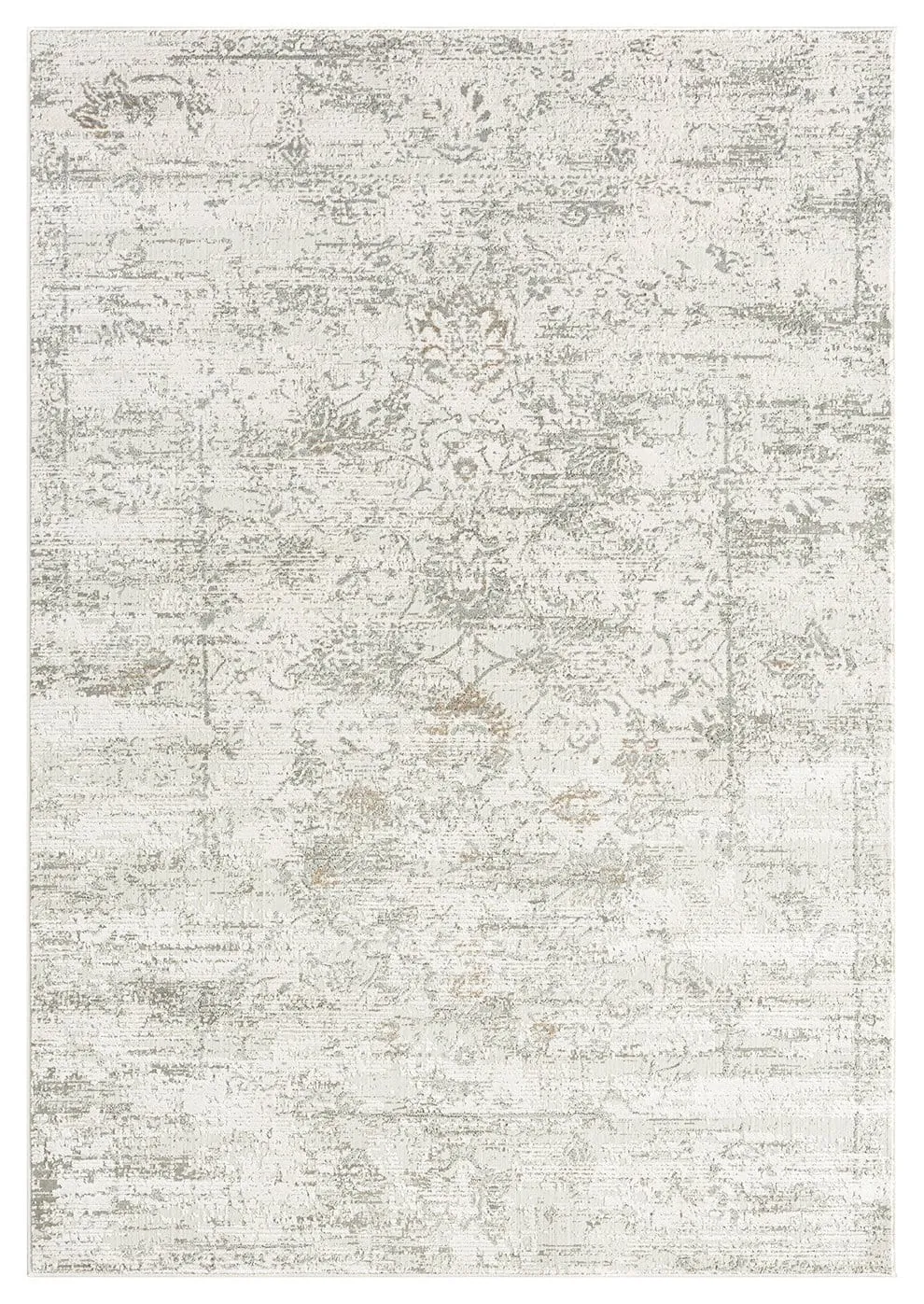 Eshe Grey and Ivory Distressed Floral Rug *NO RETURNS UNLESS FAULTYmodern color block patchwork rug