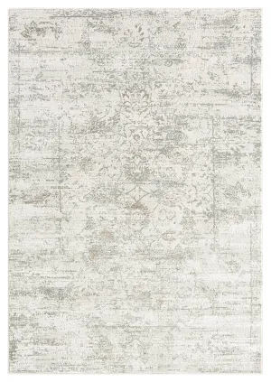 Eshe Grey and Ivory Distressed Floral Rug *NO RETURNS UNLESS FAULTYmodern color block patchwork rug