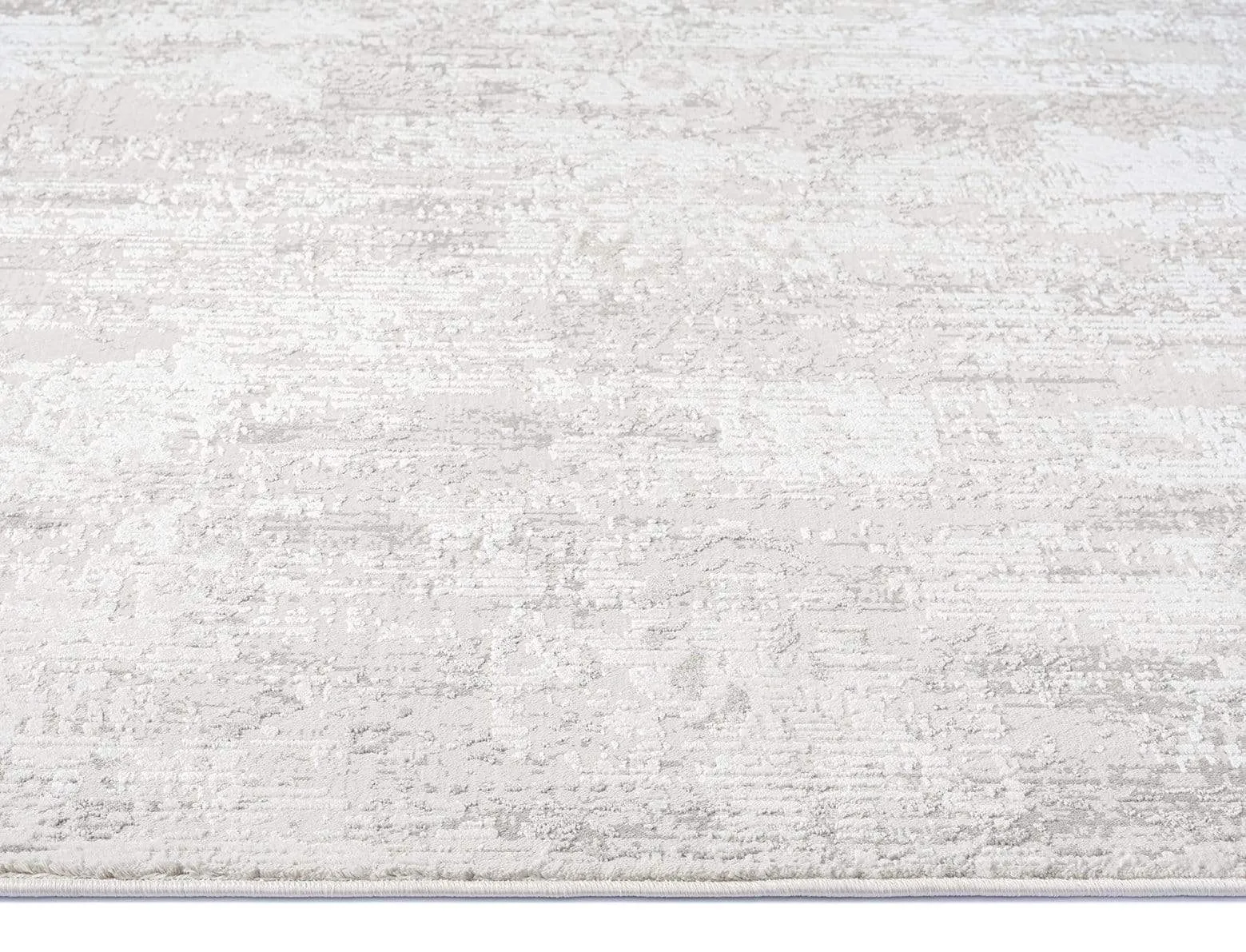 Eshe Grey and Ivory Distressed Floral Rug *NO RETURNS UNLESS FAULTY