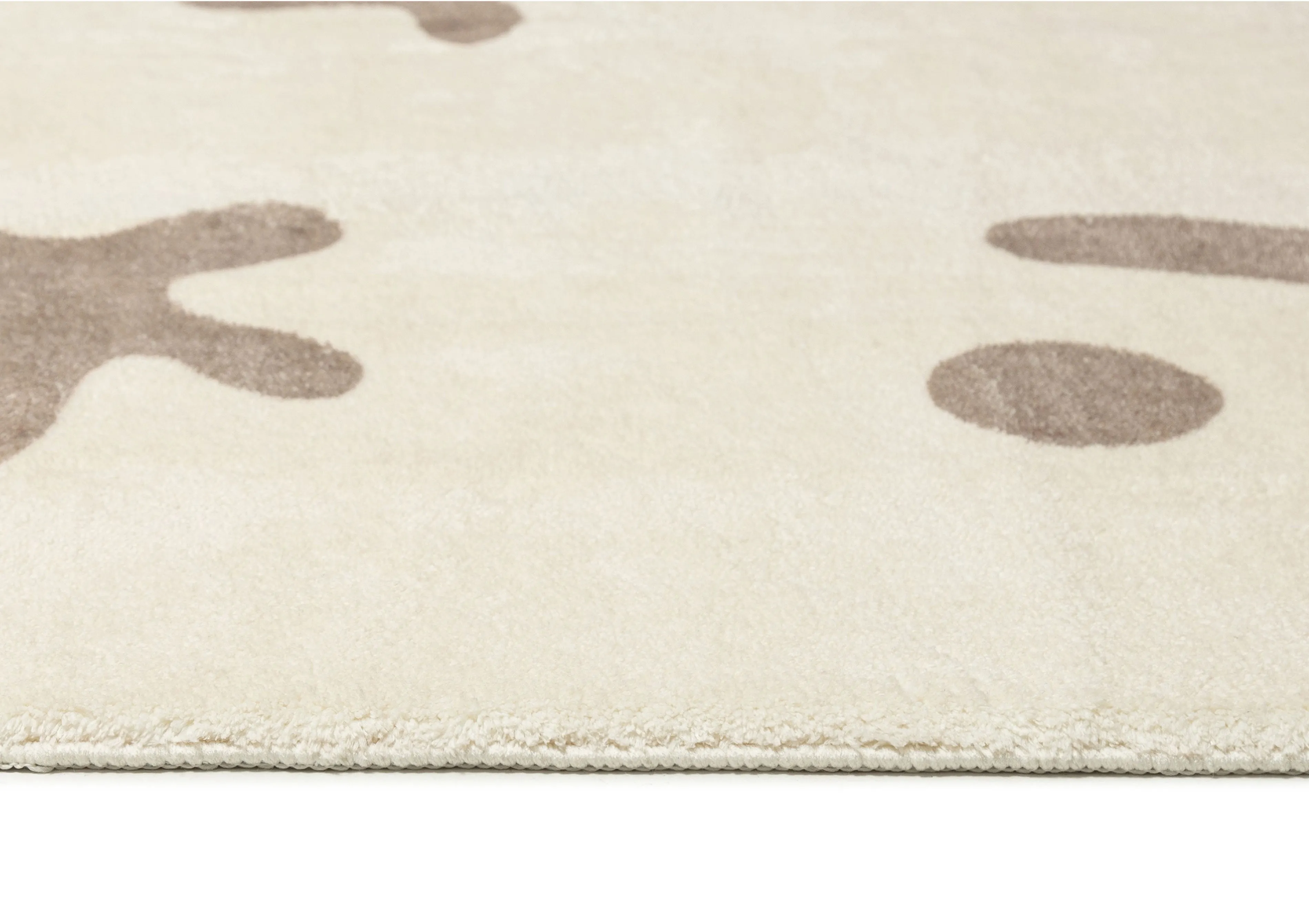 Esilda Brown Abstract Washable Rug