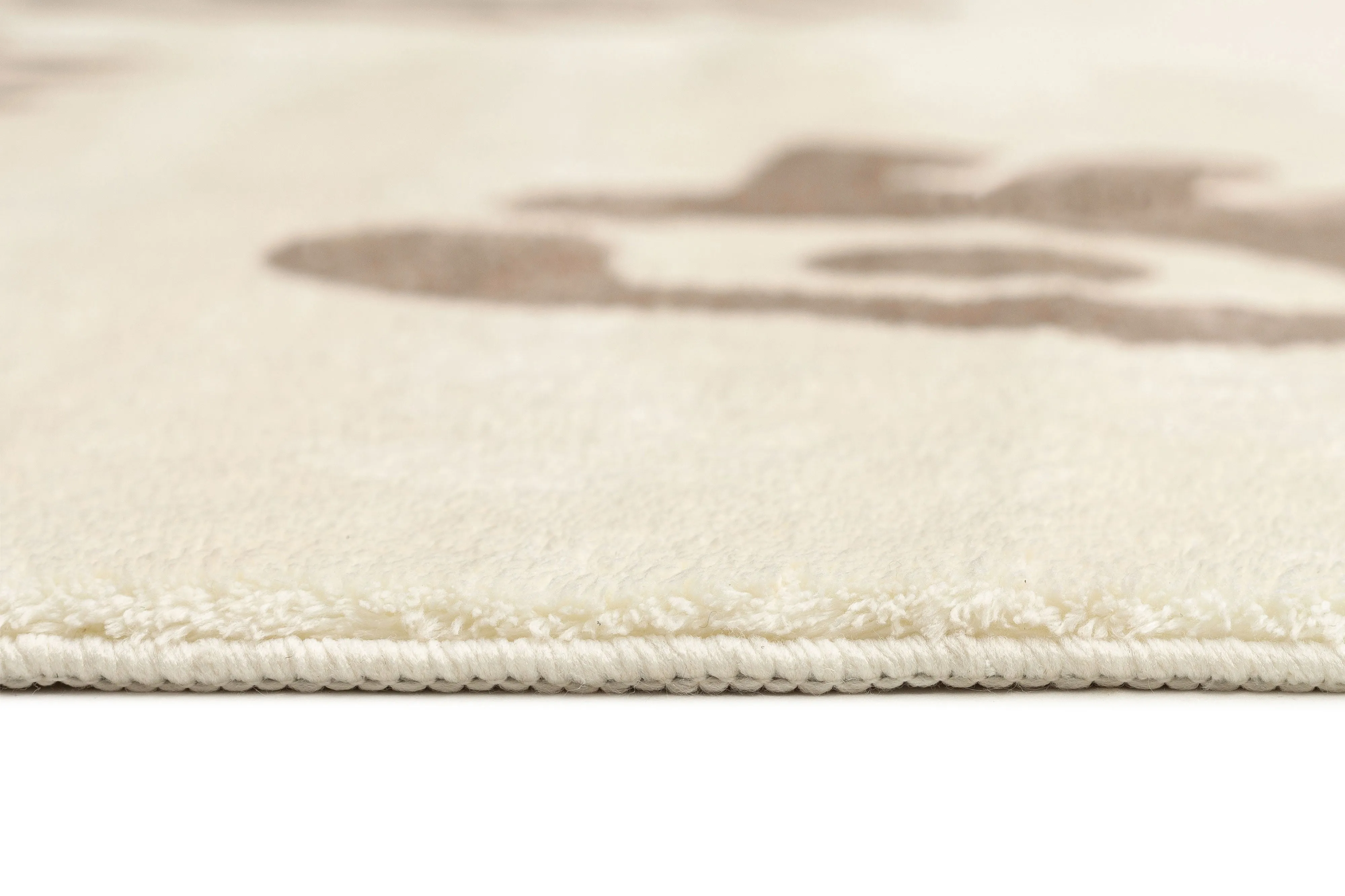 Esilda Brown Abstract Washable Rug