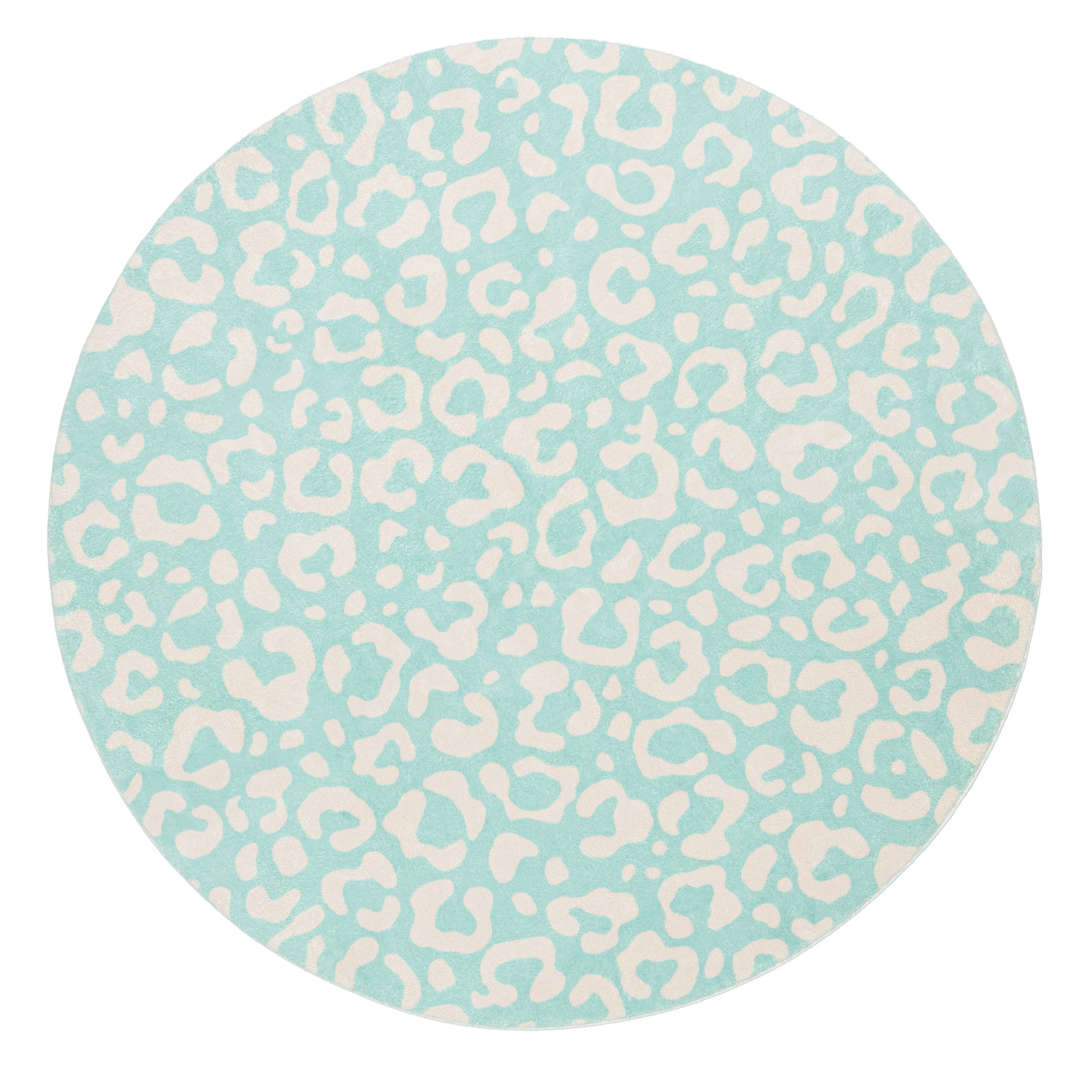 Esmeralda Pink and Green Washable Round Rug *NO RETURNS UNLESS FAULTYmodern color block patchwork rug