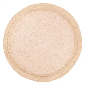 Esperance Pink Hand-Braided Round Jute Rug *NO RETURNS UNLESS FAULTYmodern color block patchwork rug