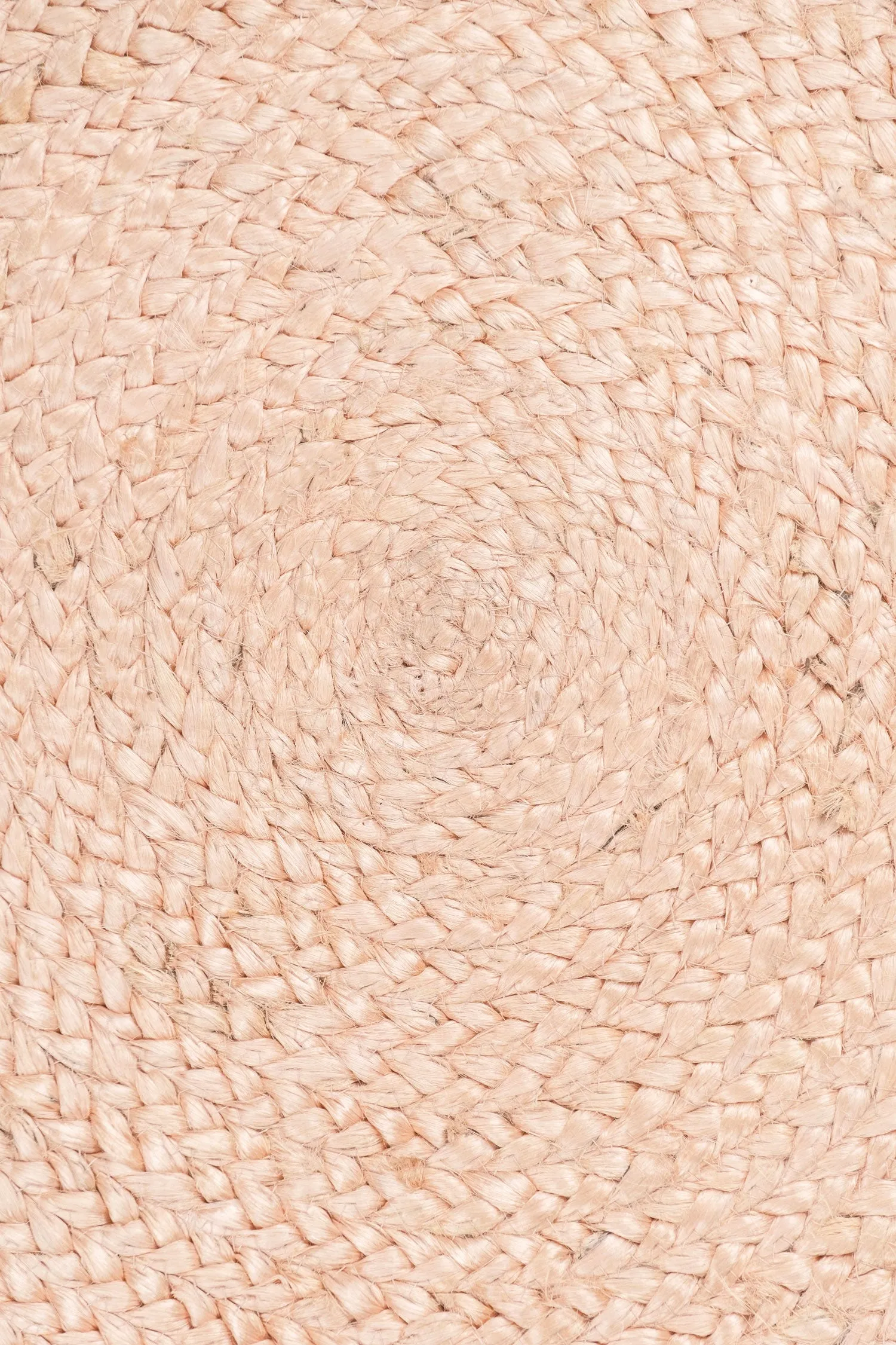 Esperance Pink Hand-Braided Round Jute Rug *NO RETURNS UNLESS FAULTY