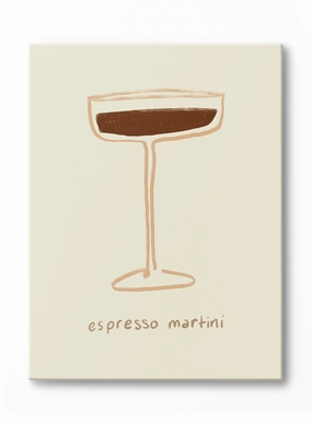 Espresso Martini, Canvasindoor decorative canvas print