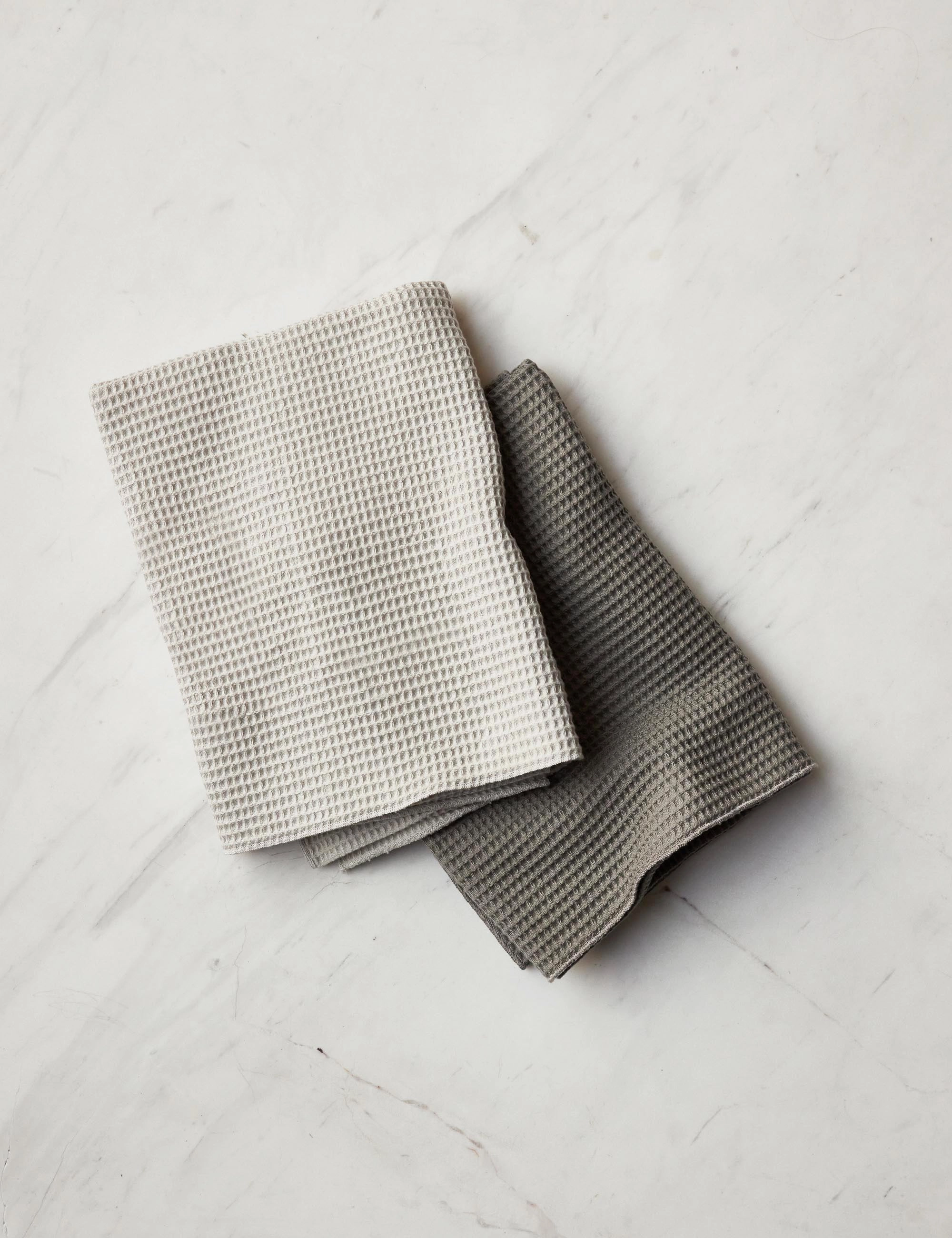 Essential Waffle Kitchen Towels (Set of 2) by Hawkins New York
