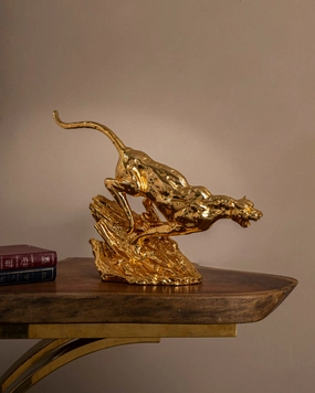 Eternal Hunt Decorative Panther Sculpturehome decor ,wall decor 