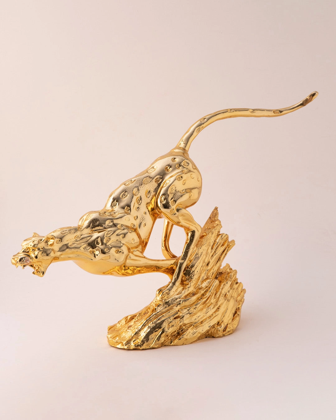 Eternal Hunt Decorative Panther Sculpture