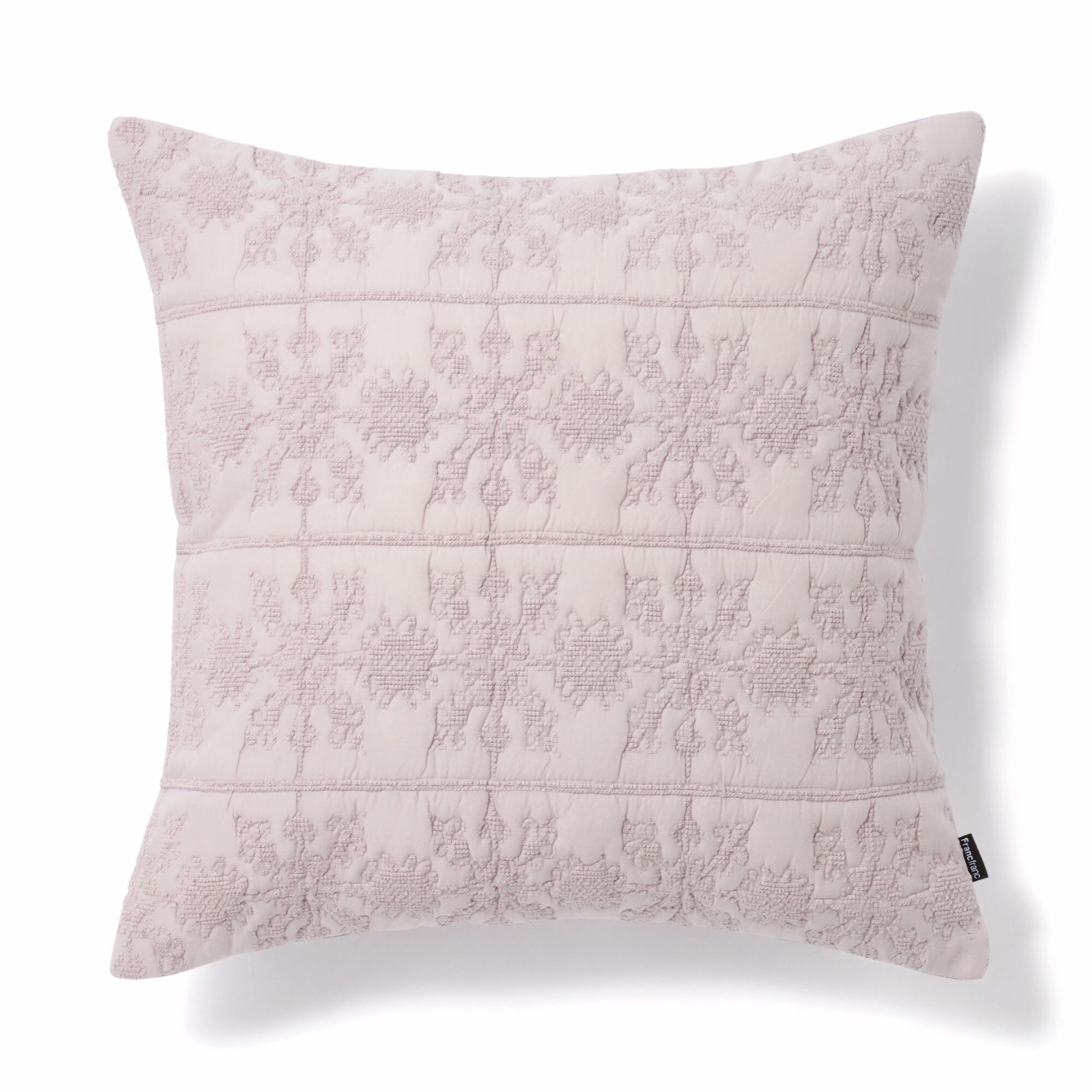 Ethnic Quilt Cushion Cover 450 x 450  Purplebedding sets ,throw blankets 