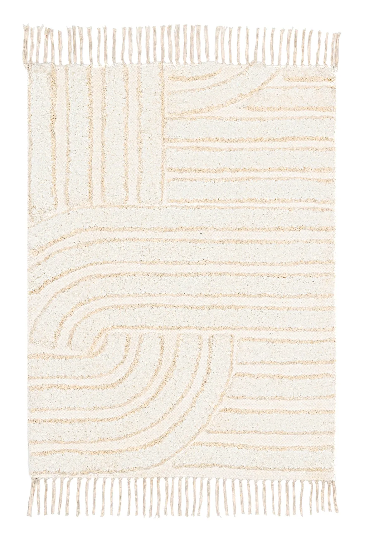 Etta Ivory Geometric Washable Bath Matmodern color block patchwork rug