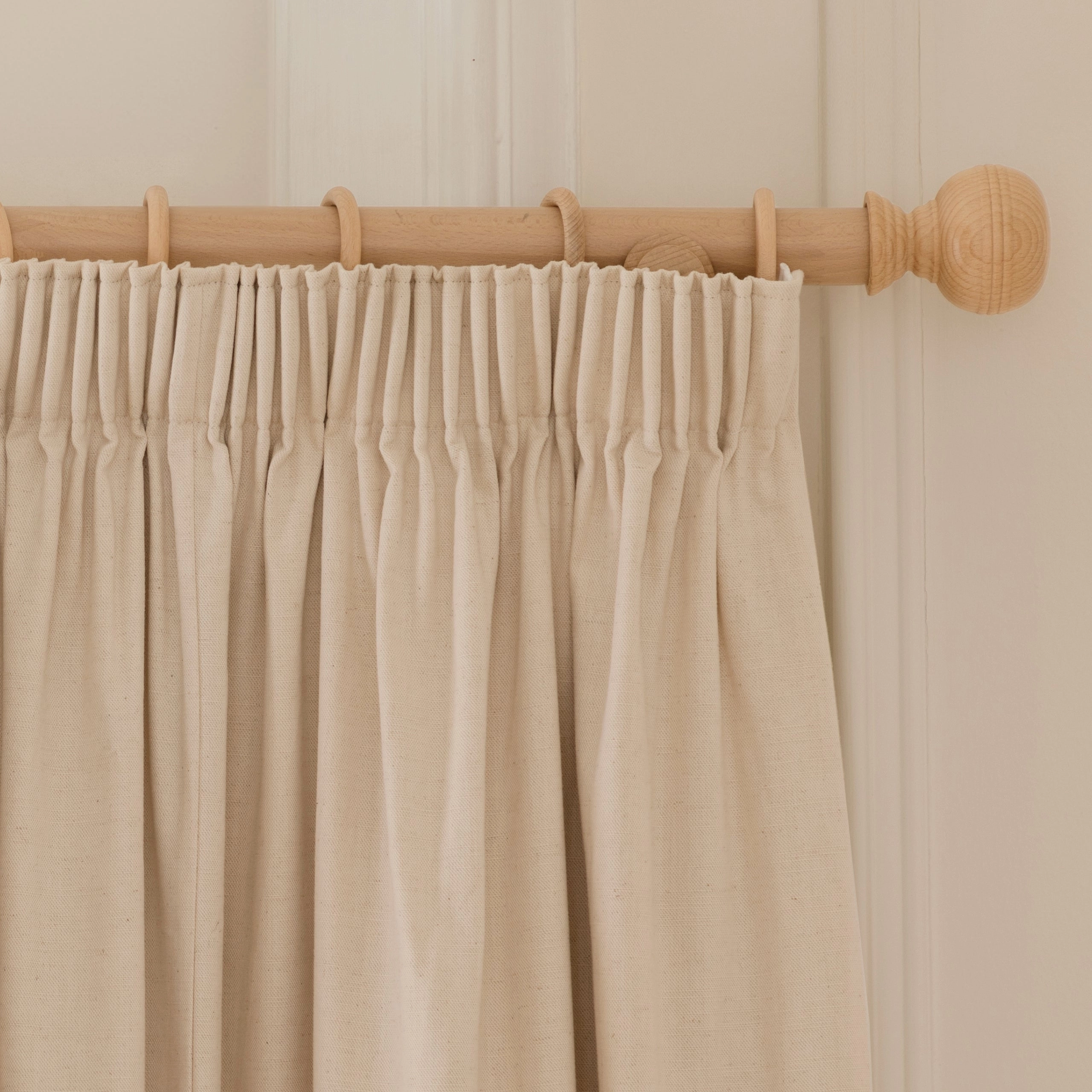 Ettrick Printed Made to Measure Curtains Rust Cream