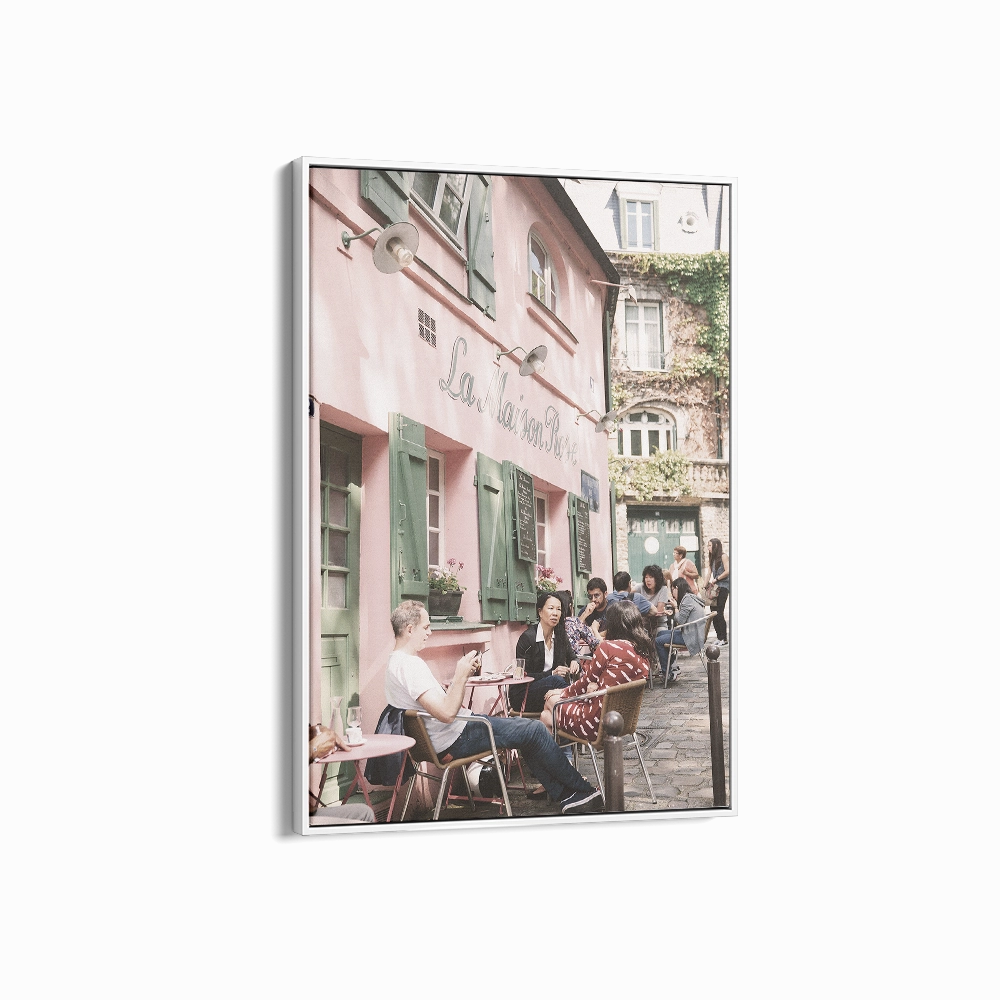 Europe Culture Pink Cafe