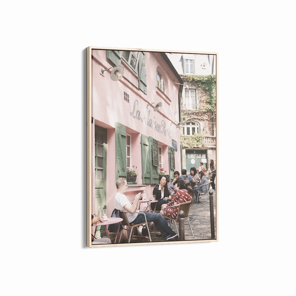 Europe Culture Pink Cafe