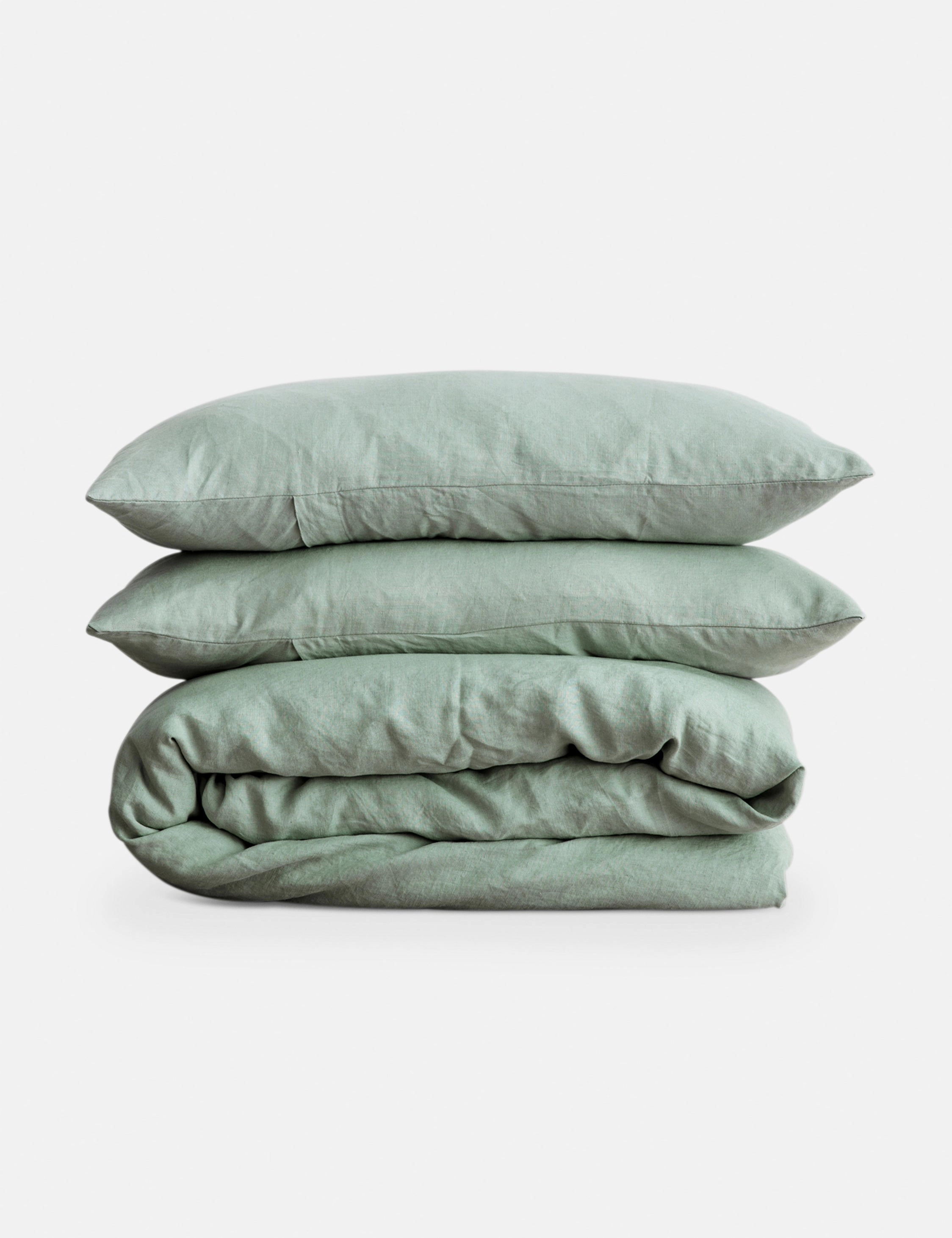 European Flax Linen Duvet Set by Cultiver