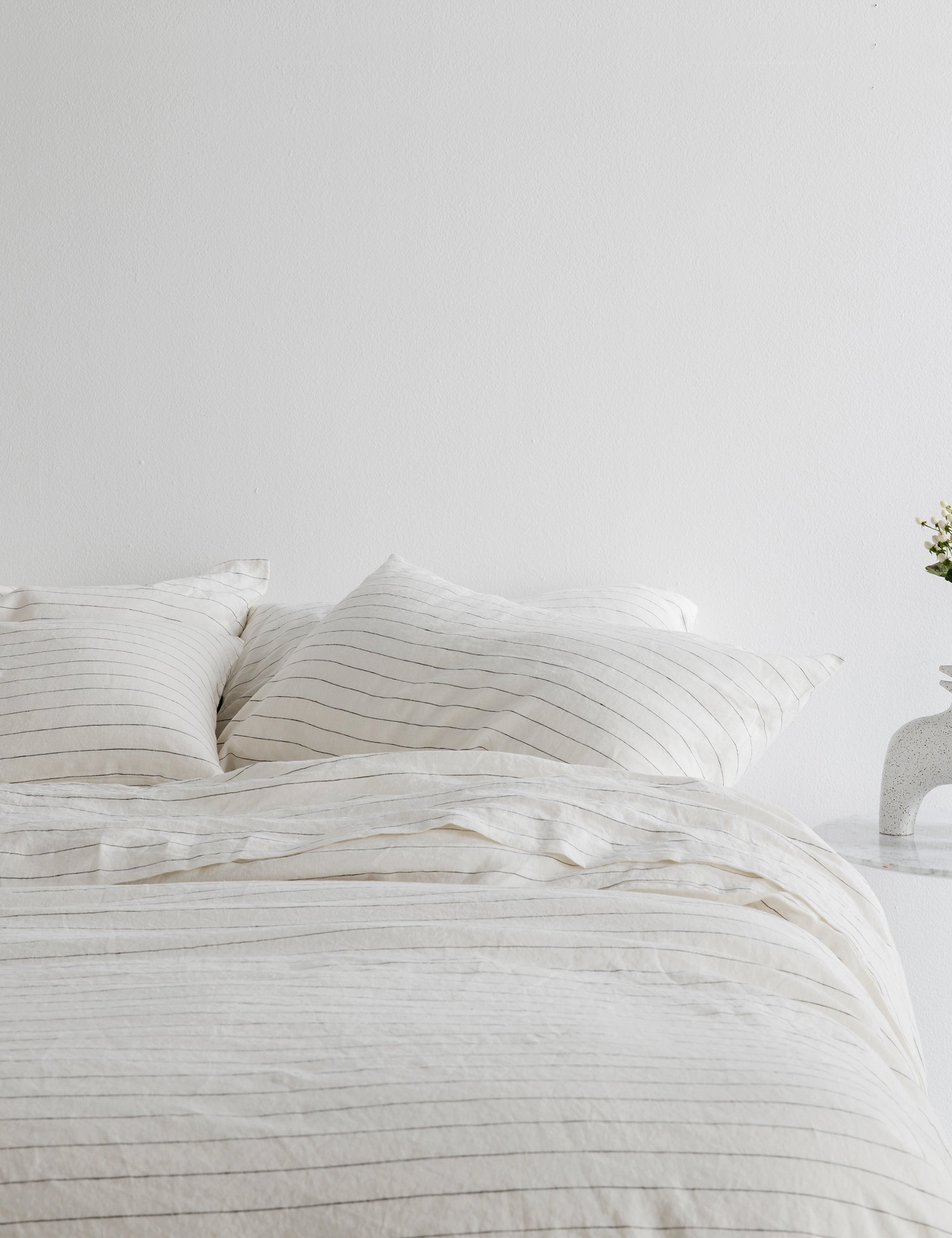 European Flax Linen Duvet Set by Cultiver