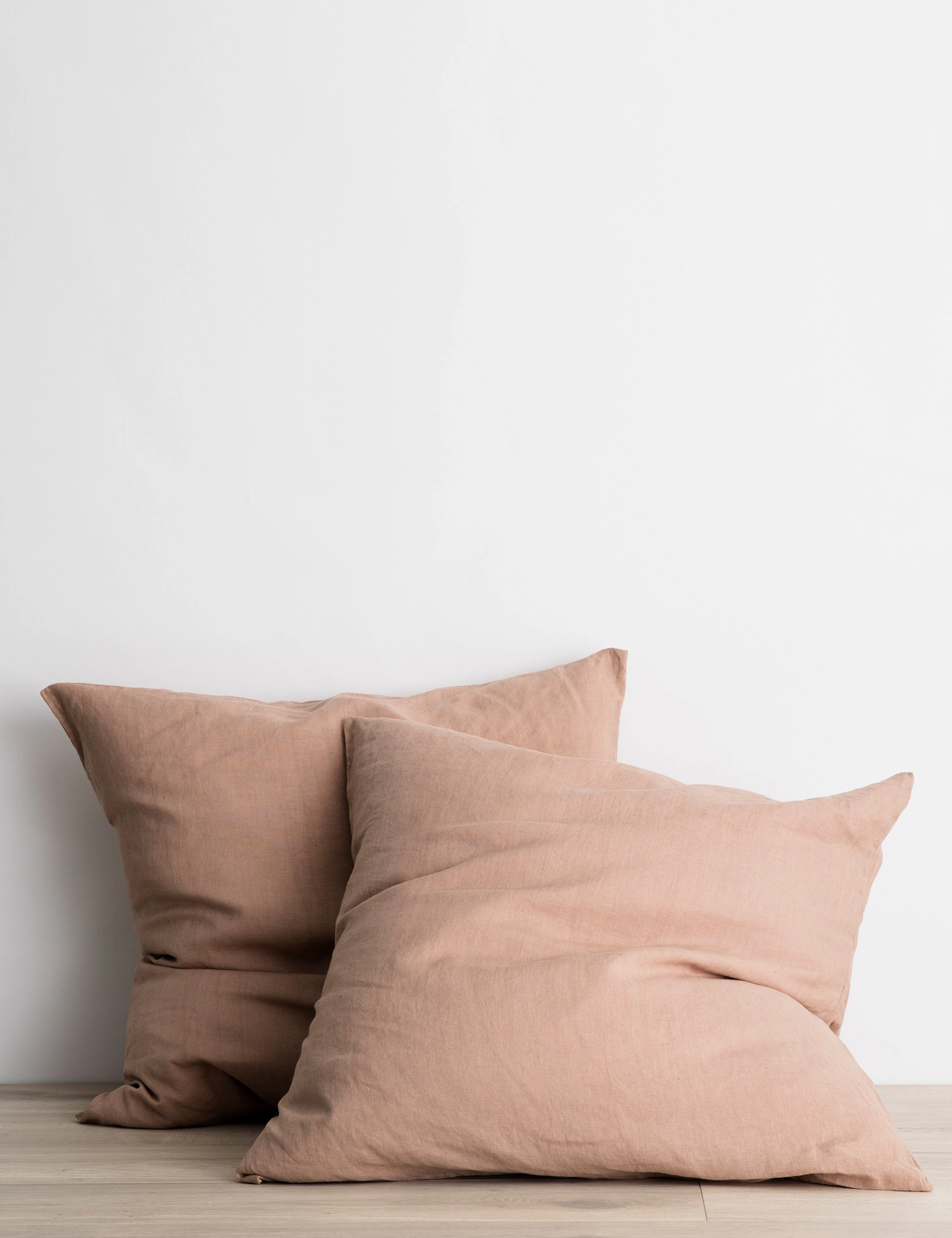 European Flax Linen Euro Pillowcases (Set of 2) by Cultiver