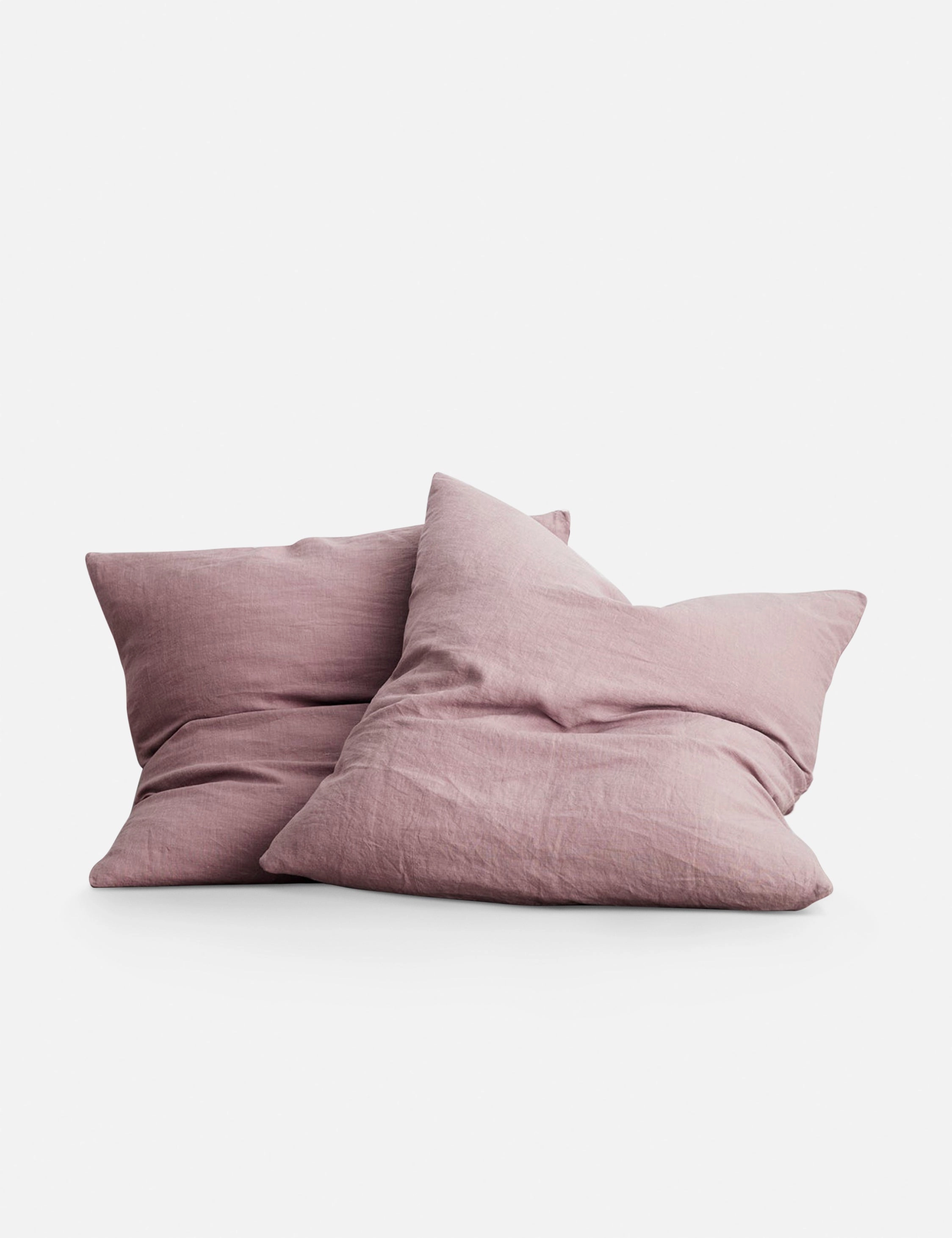 European Flax Linen Euro Pillowcases (Set of 2) by Cultiver