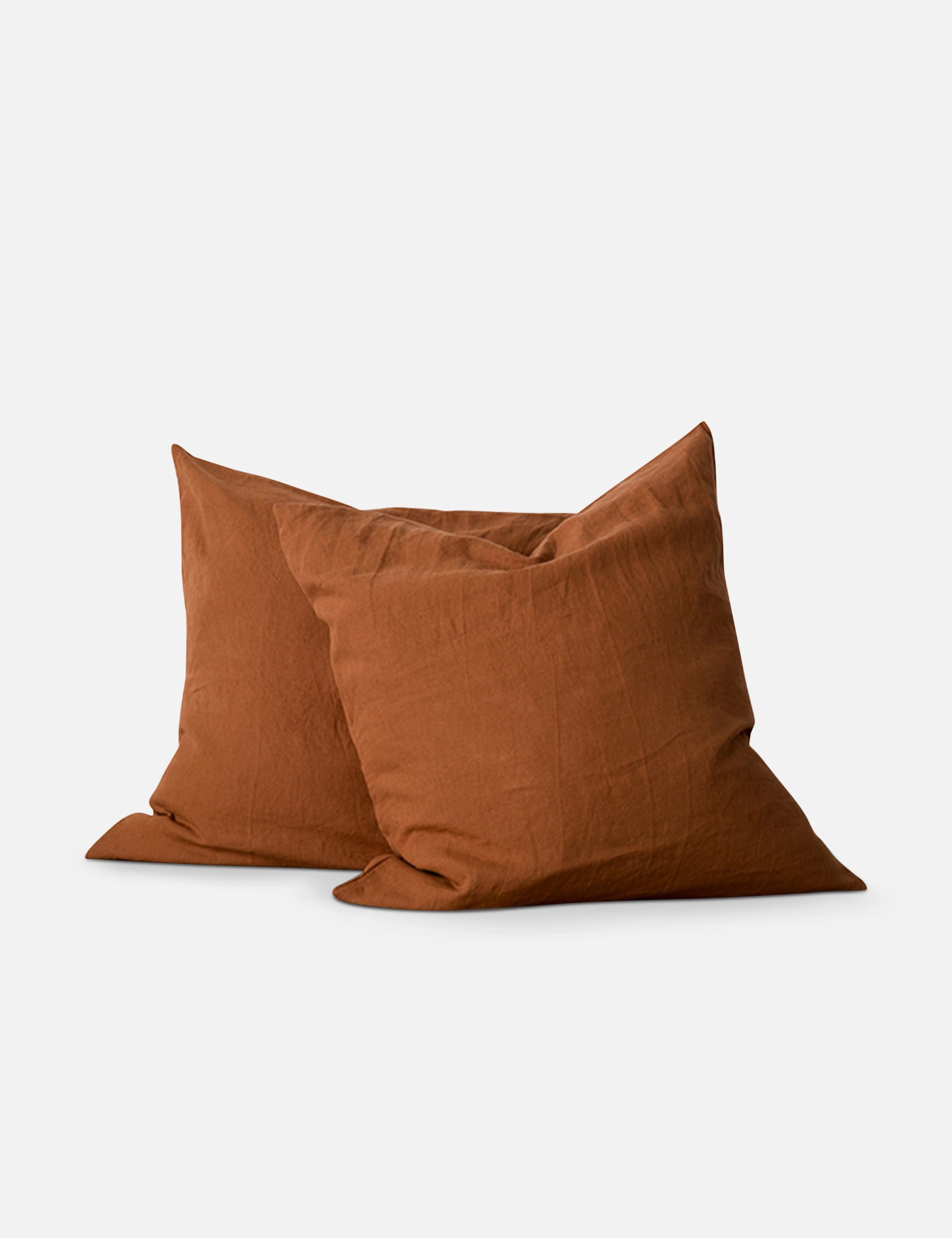 European Flax Linen Euro Pillowcases (Set of 2) by Cultiver