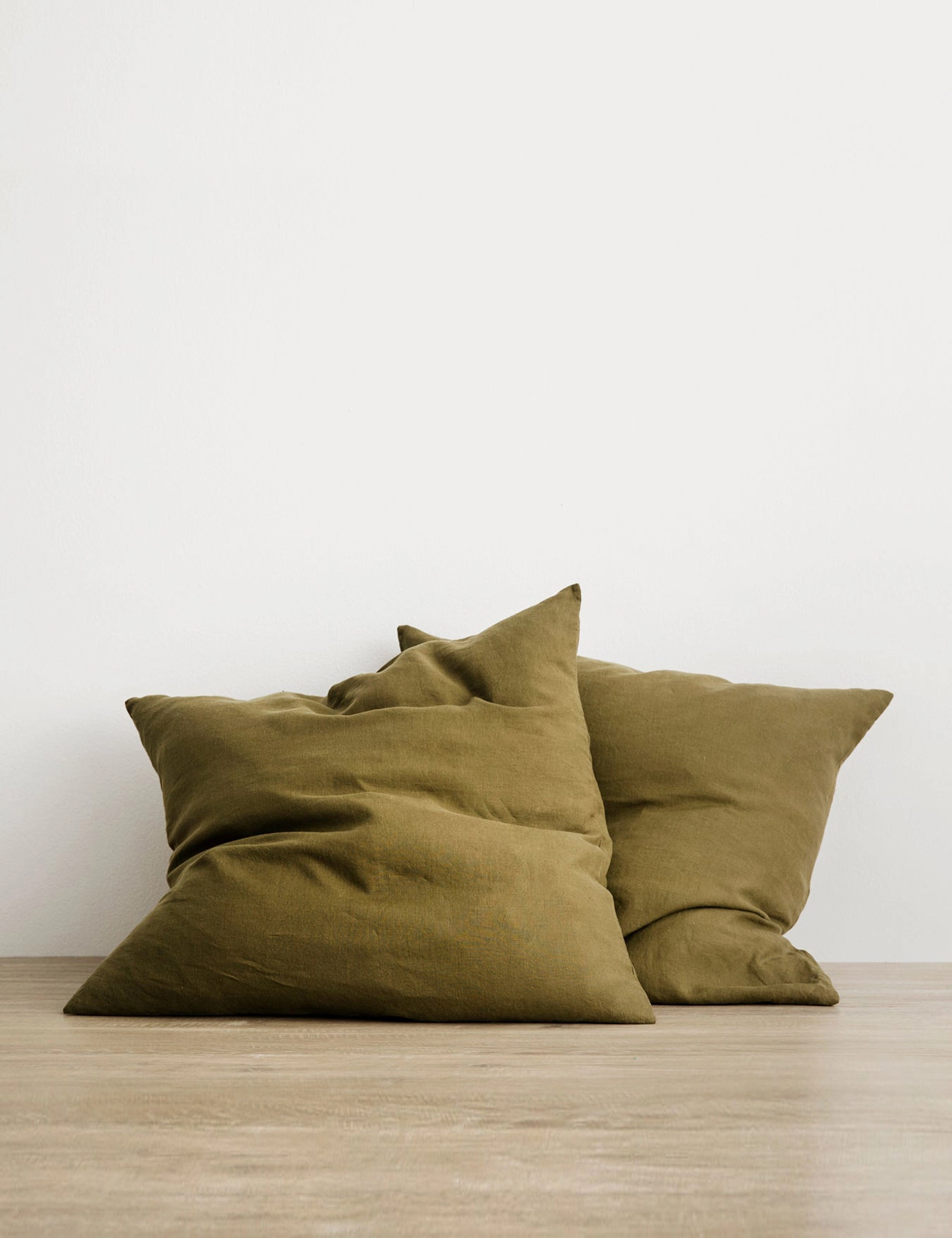 European Flax Linen Euro Pillowcases (Set of 2) by Cultiver