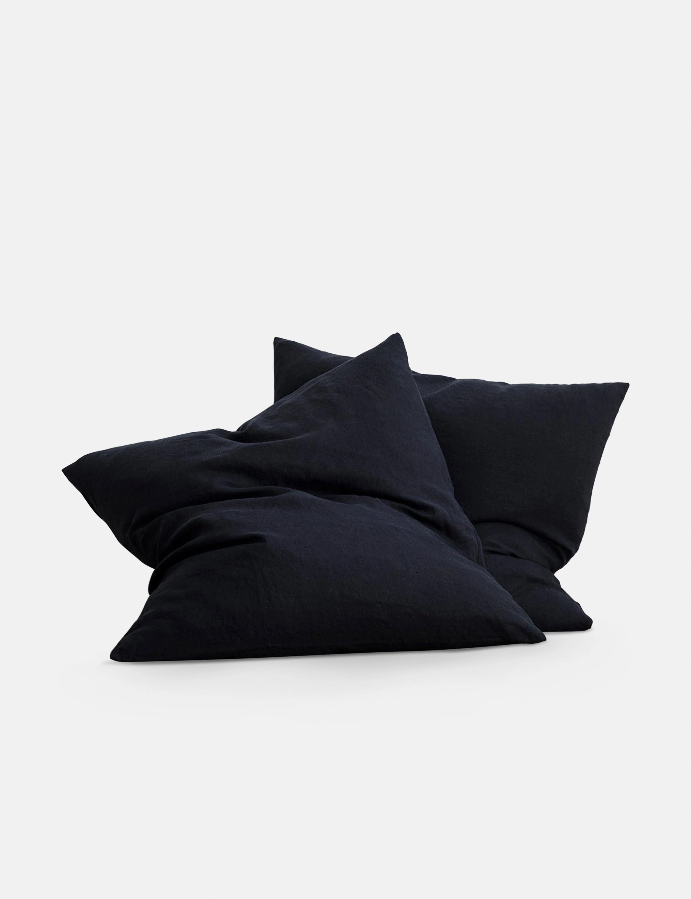 European Flax Linen Euro Pillowcases (Set of 2) by Cultiver