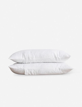 European Flax Linen Pillowcases (Set of 2) by Cultiverbedding sets ,throw blankets 