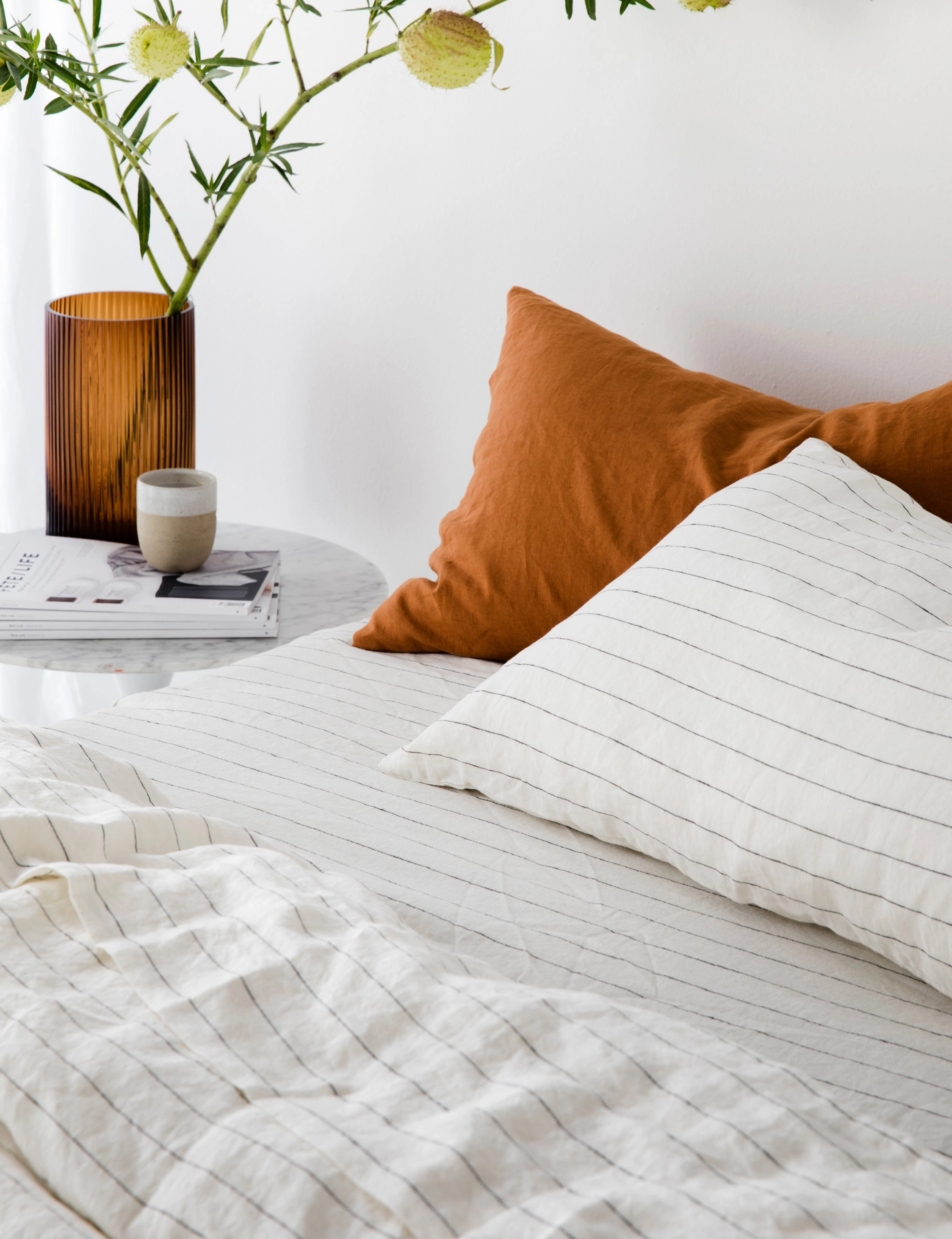 European Flax Linen Pillowcases (Set of 2) by Cultiver