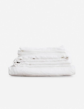 European Flax Linen Sheet Set by Cultiverbedding sets ,throw blankets 