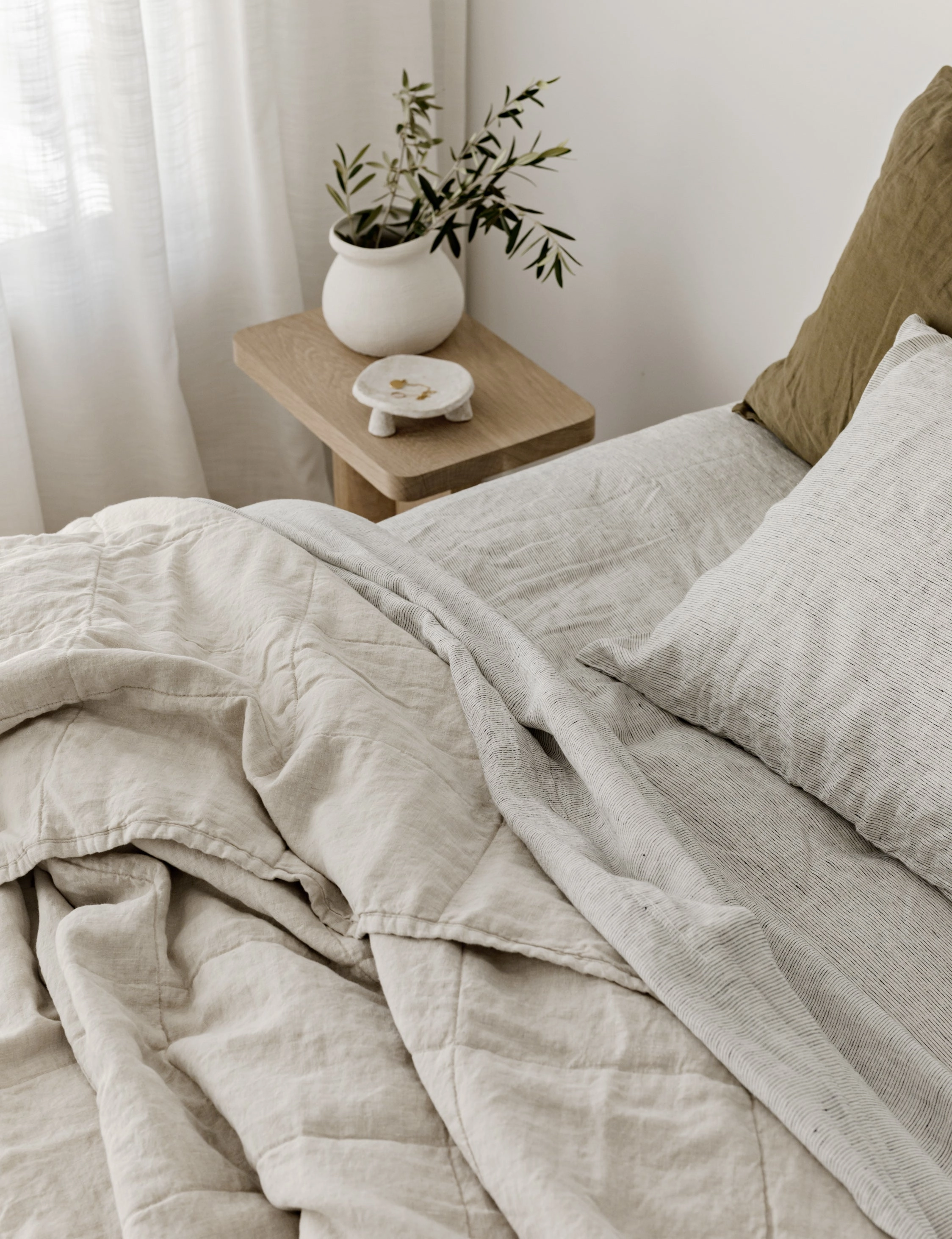 European Flax Linen Sheet Set by Cultiver