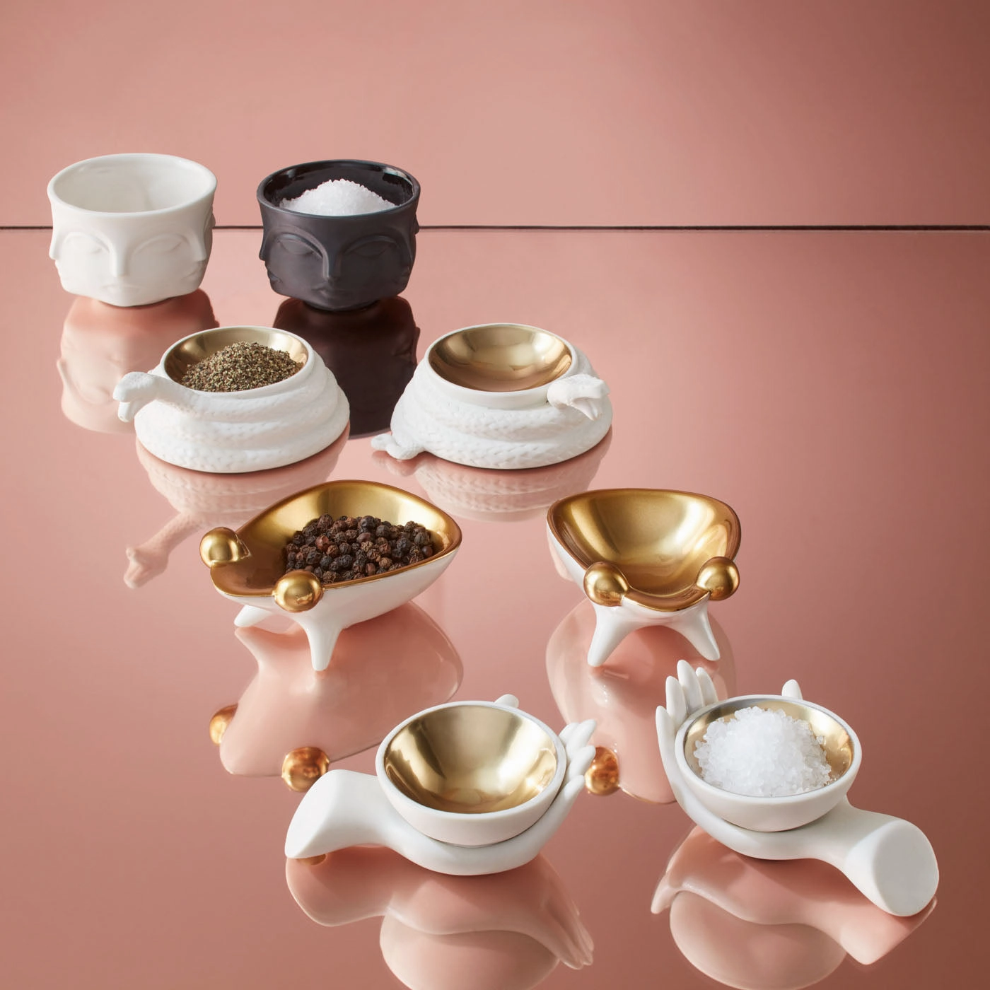 Eve Salt & Pepper Cellars