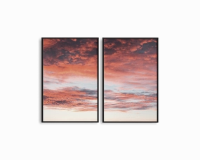 Evening Sky Set Includes Two Printsmodern abstract painting decor