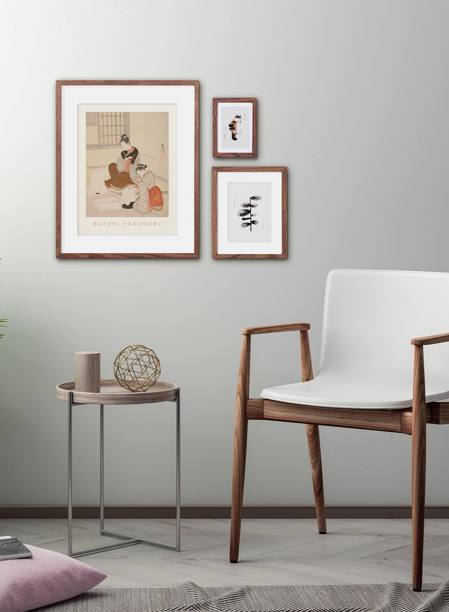 Evening Snow on a Floss Shaper, Poster