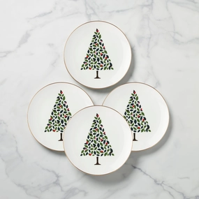 Evergreen Accent Plates - Set of 4modern kitchen decor ,kitchen dinner set ,dinnerware 