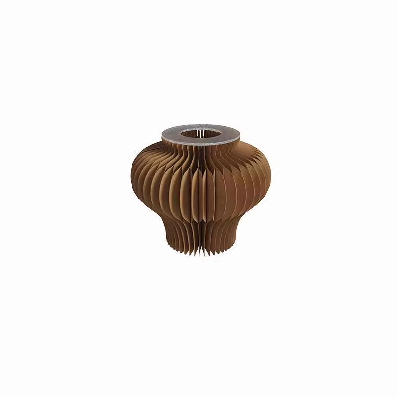 Expandable Honeycomb Kraft Paper Vase