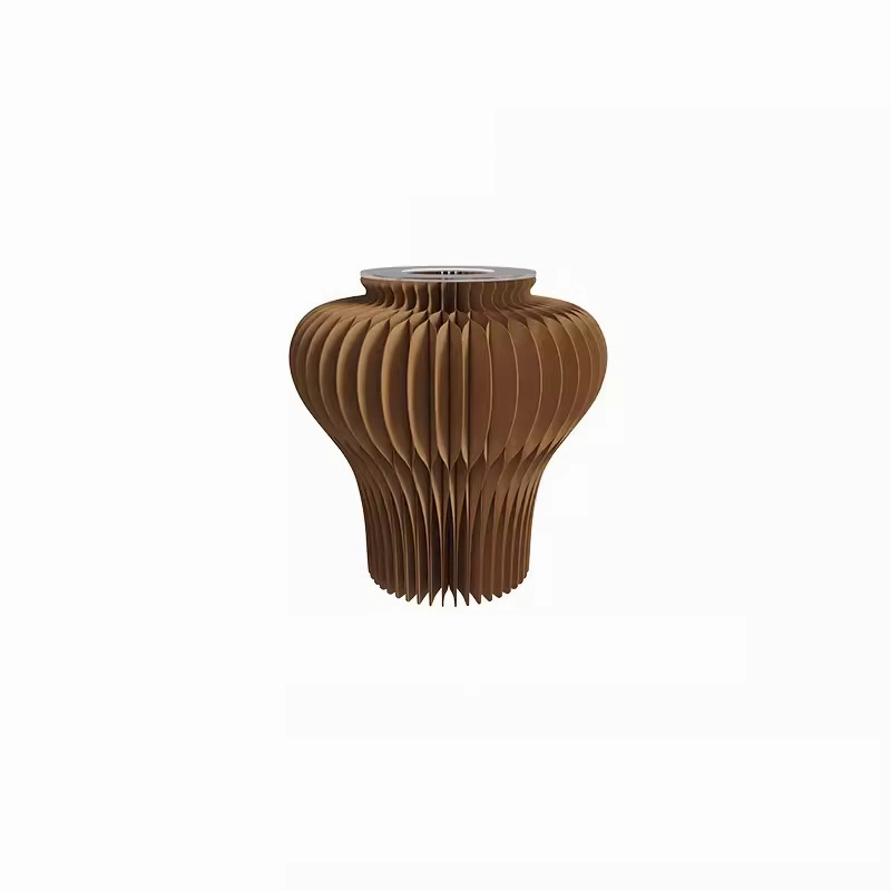 Expandable Honeycomb Kraft Paper Vase