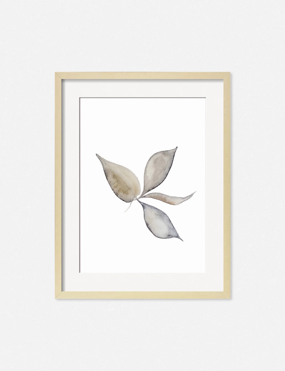Faded Leaves Print by Cline Nordenhed