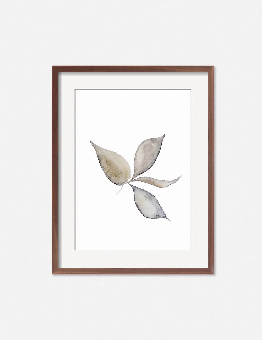 Faded Leaves Print by Cline Nordenhed