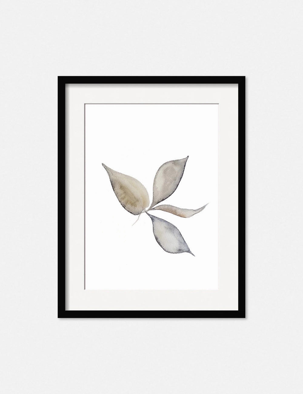 Faded Leaves Print by Cline Nordenhed